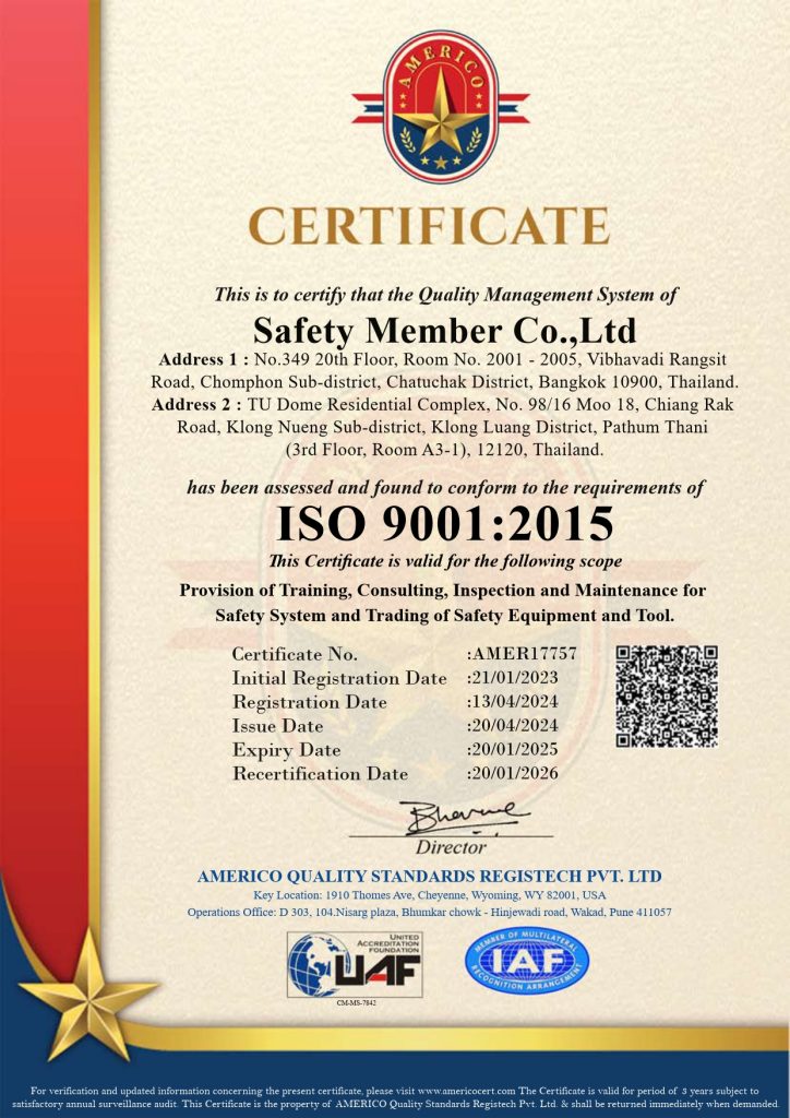 ISO 9001-Safety Member